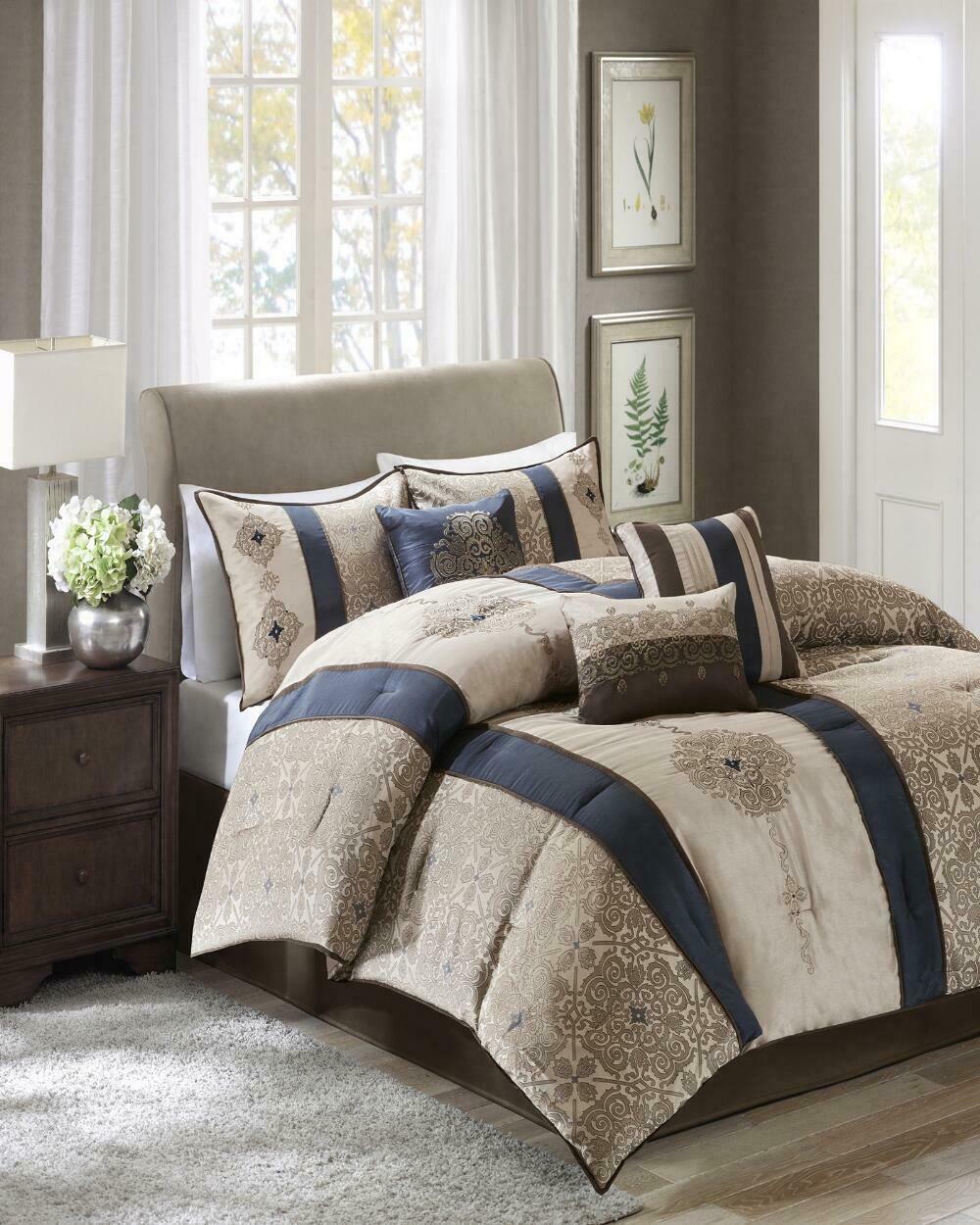 Madison Park Donovan Piece Queen Comforter Set Kalsona